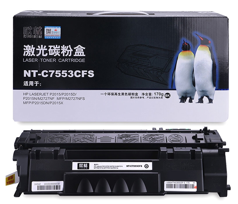 欣格 碳粉盒 商用Q7553A  NT-C7553CFS黑色（适用惠普 P2015/P2015d/P2015n/M2727nf）