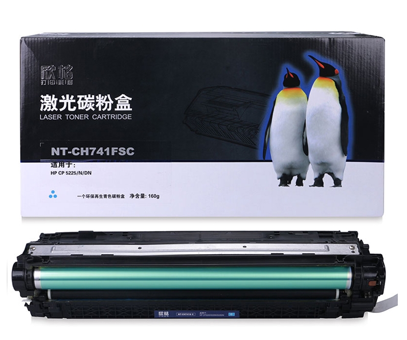 欣格 碳粉盒 商用CE741A  NT-CH741FSC蓝色（适用惠普 Color Laserjet CP5225/CP5225N/CP5225DN）