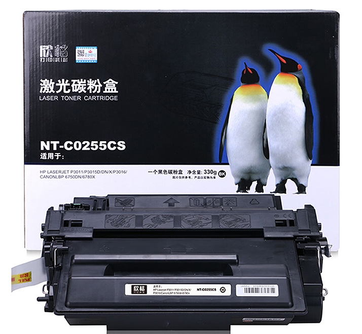 欣格 碳粉盒 NT-C0255CS CE255A黑色(适用机型：惠普 P3011、P3015D)