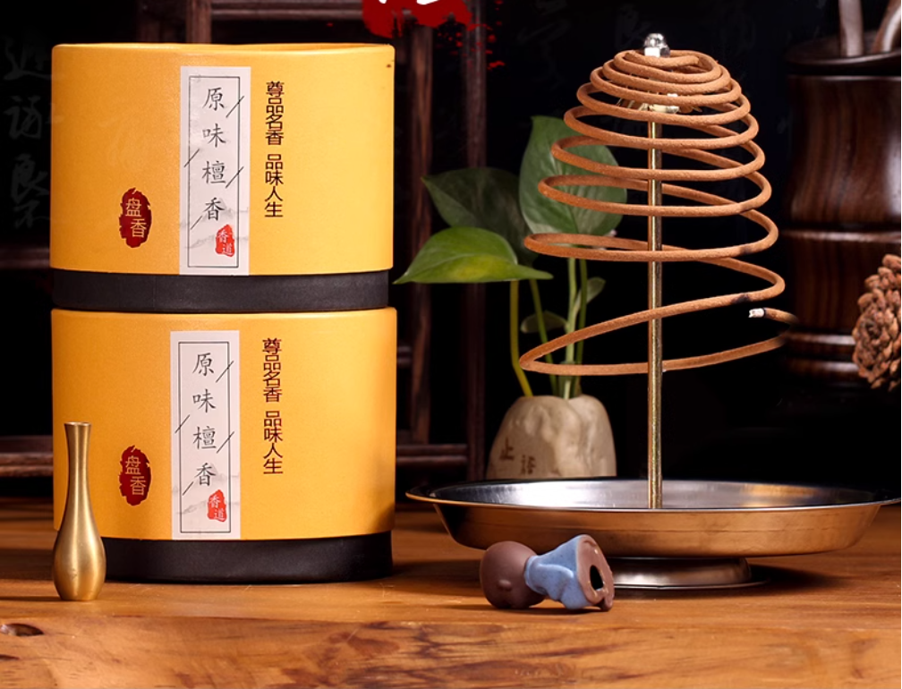 12小时檀香香薰（2盒装）40盘（三套送一个托盘）