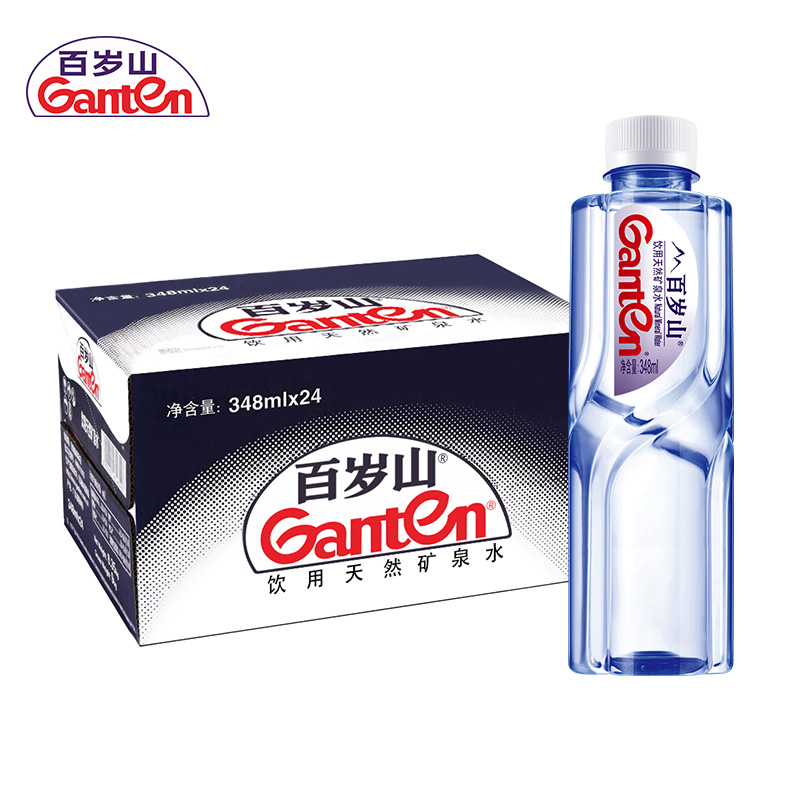 景田 矿泉水348ml 24瓶/箱 单位:箱